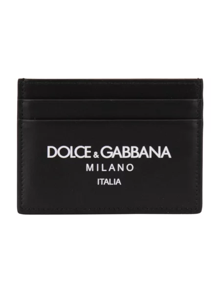 Portfel Dolce And Gabbana skórzany czarny