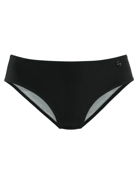 LASCANA Slip costum de baie negru