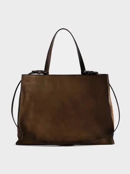 Замшева сумка Zadig&voltaire коричнева