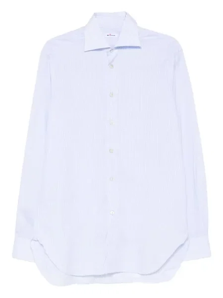 Cămașă Kiton cu dungi albastru