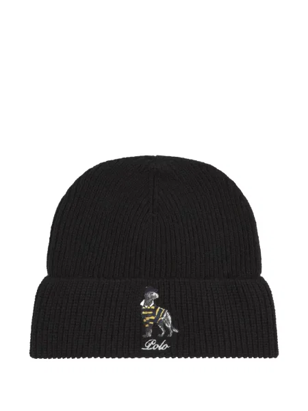 Căciulă Polo Ralph Lauren tricotate cu autograf chunky gri