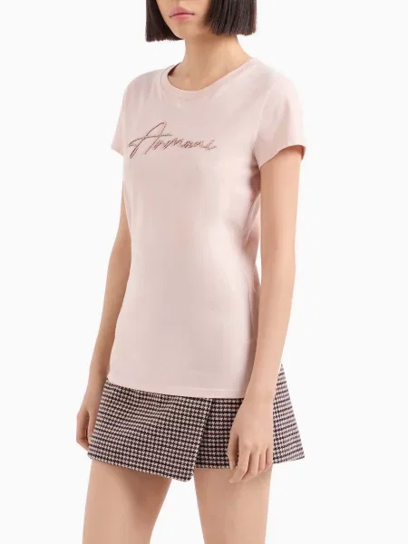 Футболка Armani Exchange рожевий