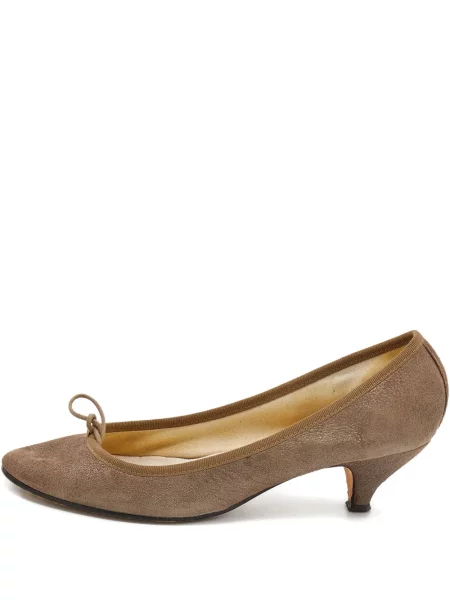 Pantofi cu toc Repetto cu funde maro