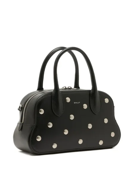 Geanta de piele Bally din piele negru