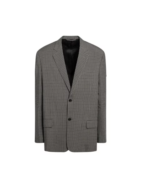 Lniana wielobarwność marynarka Balenciaga