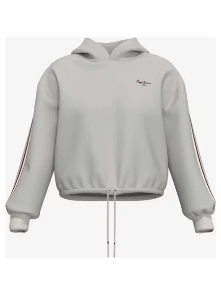 Bluza z kapturem Pepe Jeans Bibi w kolorze kremowobiałym XL biała