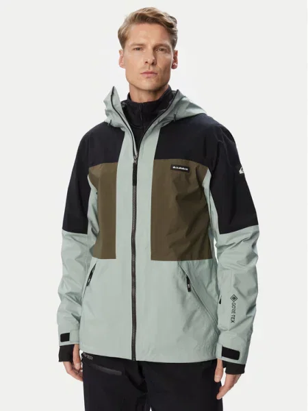Quiksilver Μπουφάν για snowboard Forever Stretch Gore-Tex Jk πράσινο