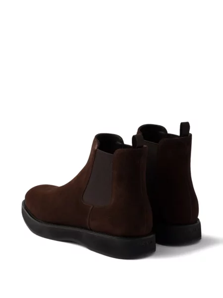 Botine chelsea Prada maro