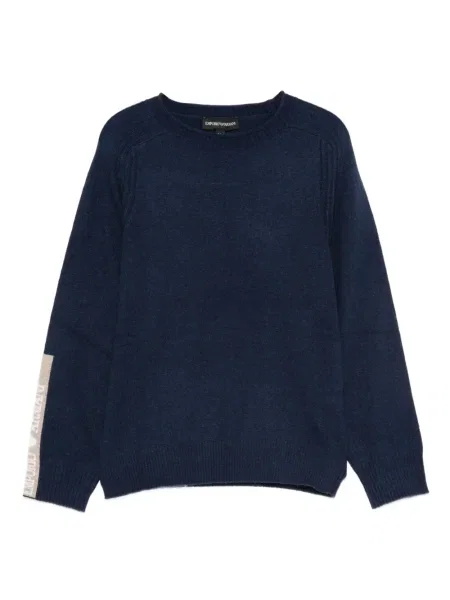 Sweter dziecięcy Emporio Armani niebieski