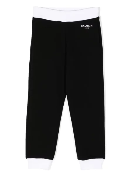 Spodnie dziecięce Balmain czarne