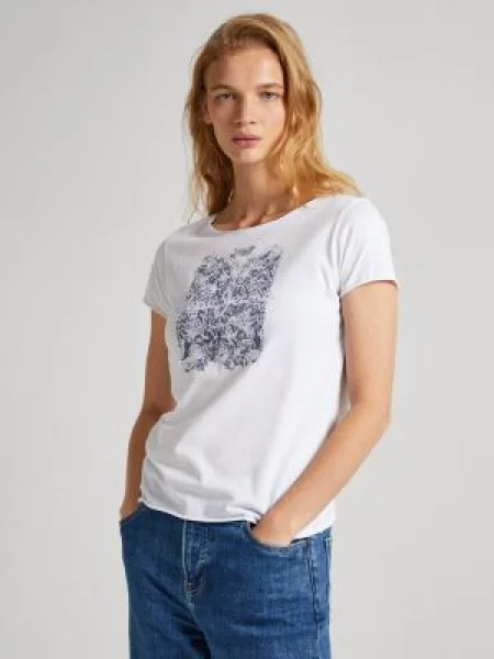 Tričko Pepe Jeans JURY biela