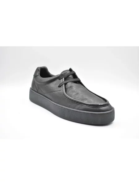 Sneakersy Voile Blanche skórzane czarne
