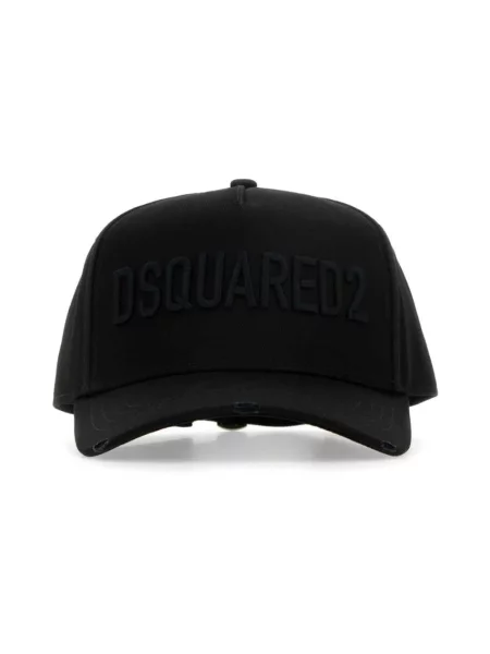 Czapka z daszkiem Dsquared2 czarna