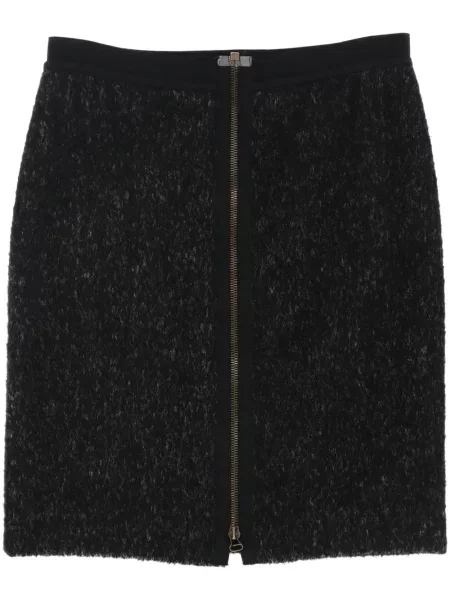 Vlněné sukně Lanvin Pre-owned černé