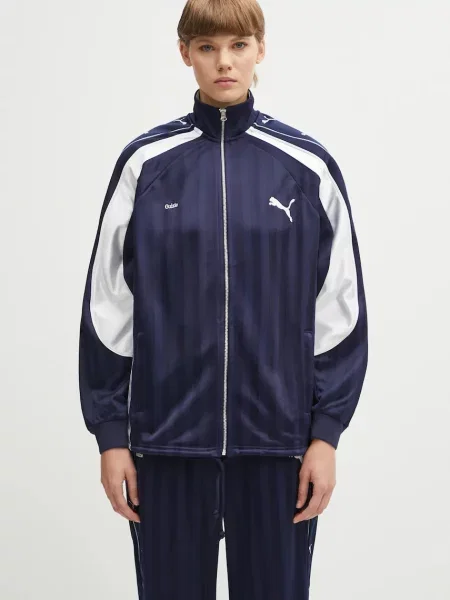 Puma bluză PUMA x GUIZIO bleumarin cu imprimeu