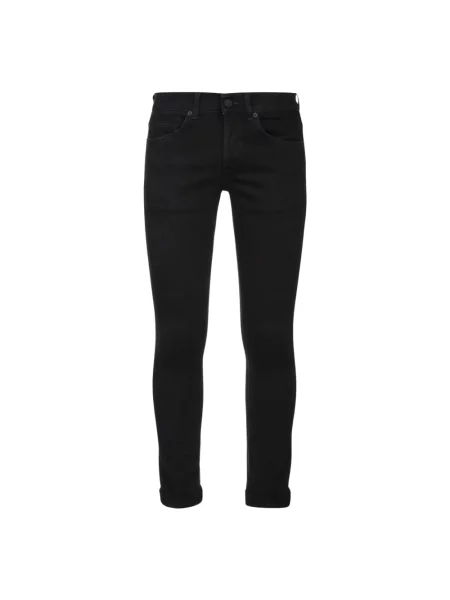 Skinny jeansy skinny Dondup czarne