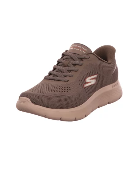 Sneakersy Skechers brązowe
