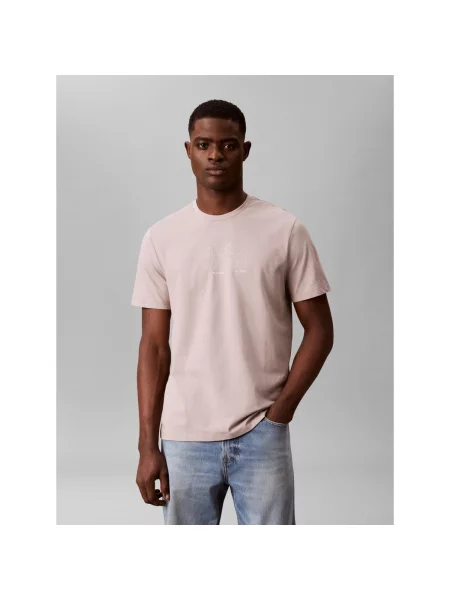 Tričko Calvin Klein Jeans béžová