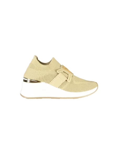 Sneakersy Laura Biagiotti na platformie beżowe
