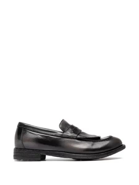Pantofi loafer Officine Creative din piele negru
