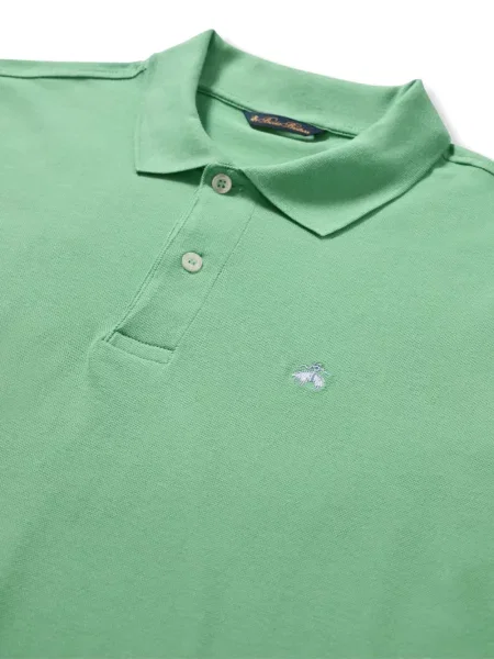 Поло тениска Brooks Brothers зелено