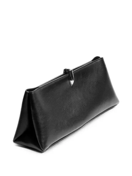 Δερμάτινος clutch Vera Wang μαύρο