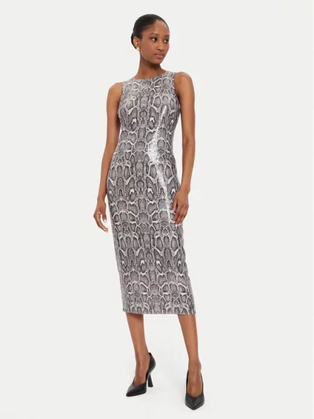 Cocktail obleka Rinascimento siva