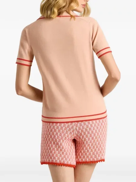 Tricou polo Kiton roz