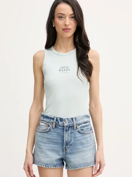 Calvin Klein Jeans top za žene s pamukom