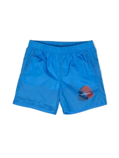 Kąpielówki dziecięce Moncler Enfant niebieskie