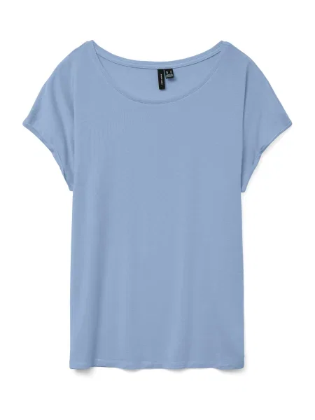 VERO MODA Tricou VMAVA fumuriu albastru