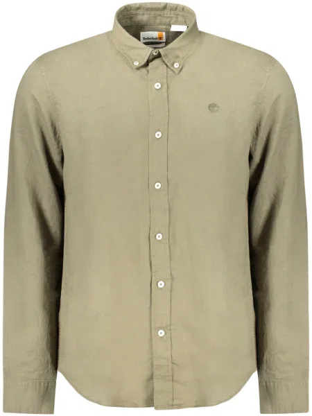 Dolgo srajca Timberland z dolgimi rokavi zelena