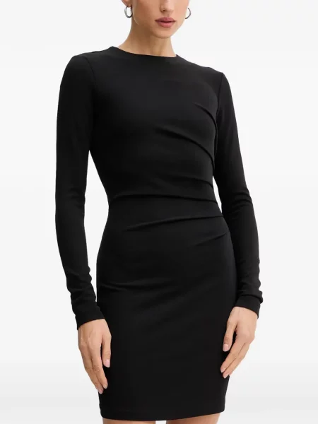 Rochie mini Silvian Heach drapată negru