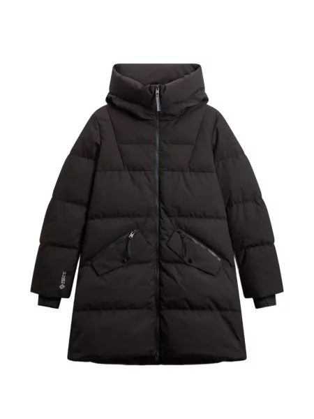 Parka Woolrich s kapucí černá