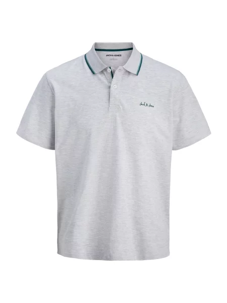 JACK & JONES Tričko JJBLAZE melír bílý
