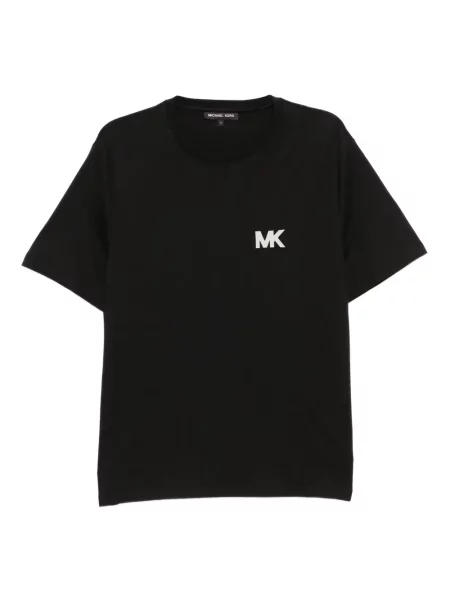 Aplikált póló Michael Kors fekete