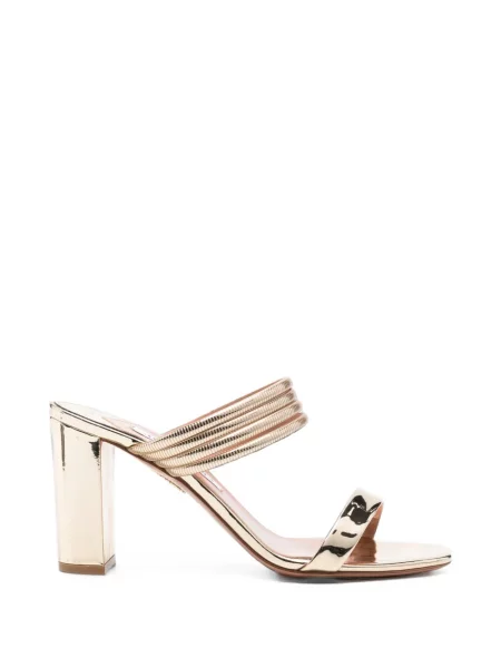 Papuci tip mules Aquazzura cu bretele
