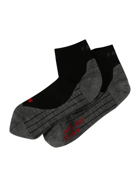 FALKE Șosete sport negru / gri amestecat