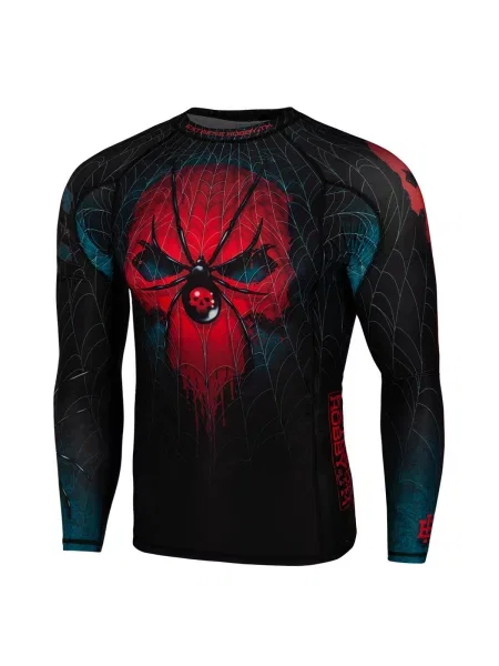 Koszulka sportowa Rashguard do MMA EXTREME HOBBY WIDOW czarna