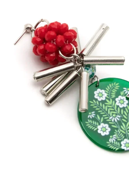 Обеци Amir Slama зелено