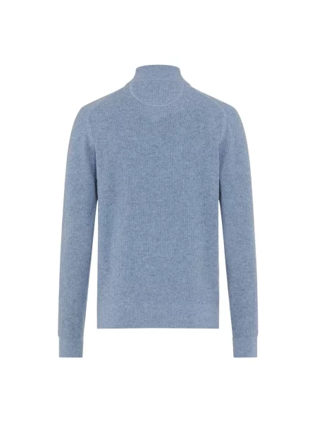 Sweter Brax wełniany niebieski