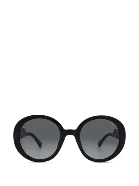 Ochelari de soare rotunzi Moschino negru