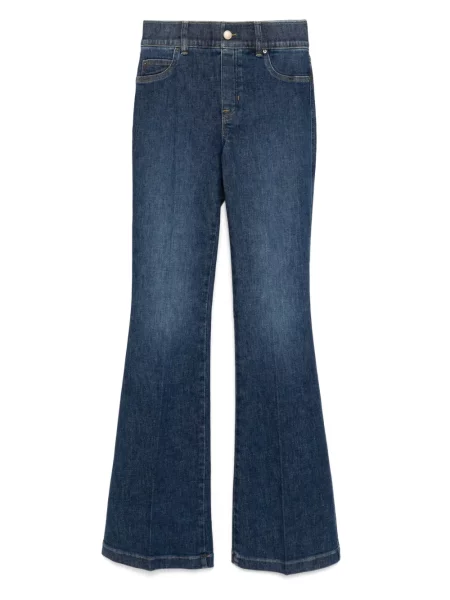 Jeansy dzwony Spanx dzwony niebieskie