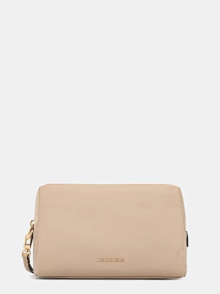 Pungă cosmetică Michael Michael Kors bej
