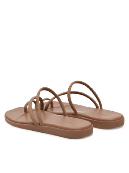 Crocs Šlepetės per pirštą Miami Toe Loop Sandal ruda