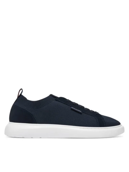 Tommy Hilfiger Sneakers Light Cupsole Knit Seasonal Bleumarin albastru