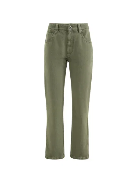 Pantaloni Brunello Cucinelli cu 5 buzunare verde