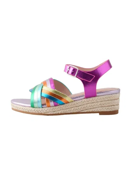 Next Sandale auriu / verde / portocaliu / fucsia galben