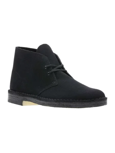 Clarks Originals półbuty zamszowe Desert Boot czarny