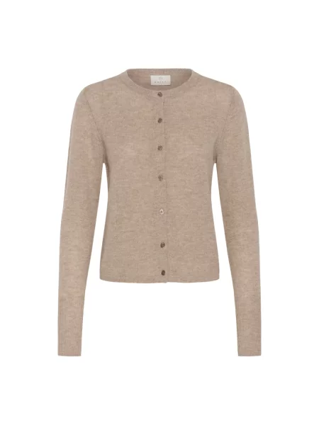 Dzianinowy sweter Kaffe beżowy